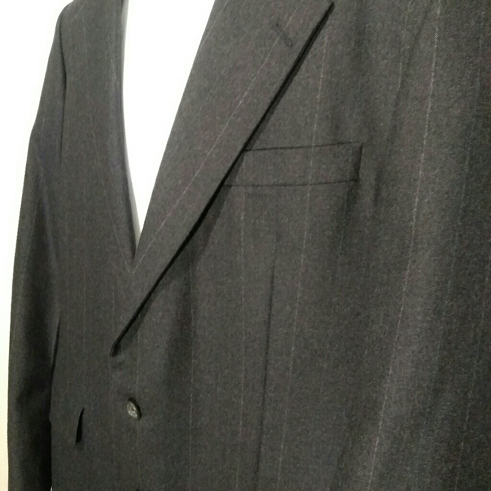 LS Ltd. Executive Clothiers New York Blue 2 Button